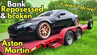 I Bought a Cheap REPO Aston Martin at Auction with Mystery Mechanical Damage SIGHT UNSEEN!