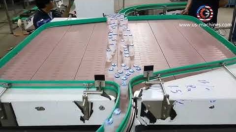 Bottle buffering conveyor bottle feeding customized conveyer