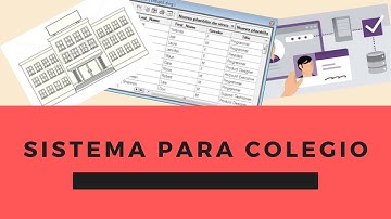 Crea un sistema para un colegio || VB