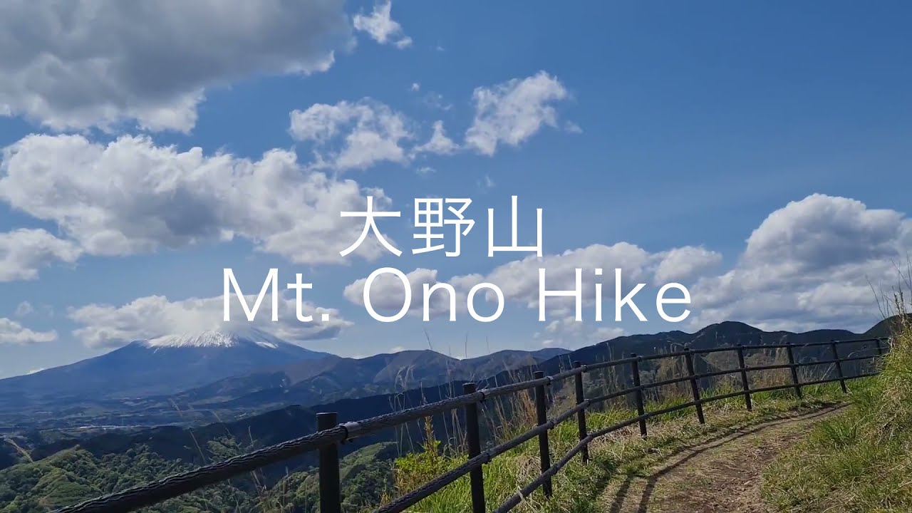 (大野山) Mt Ono: A quick hike... or drive
