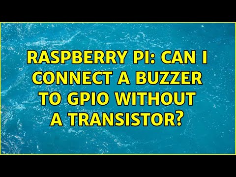 Raspberry Pi: Can I connect a buzzer to gpio without a transistor?