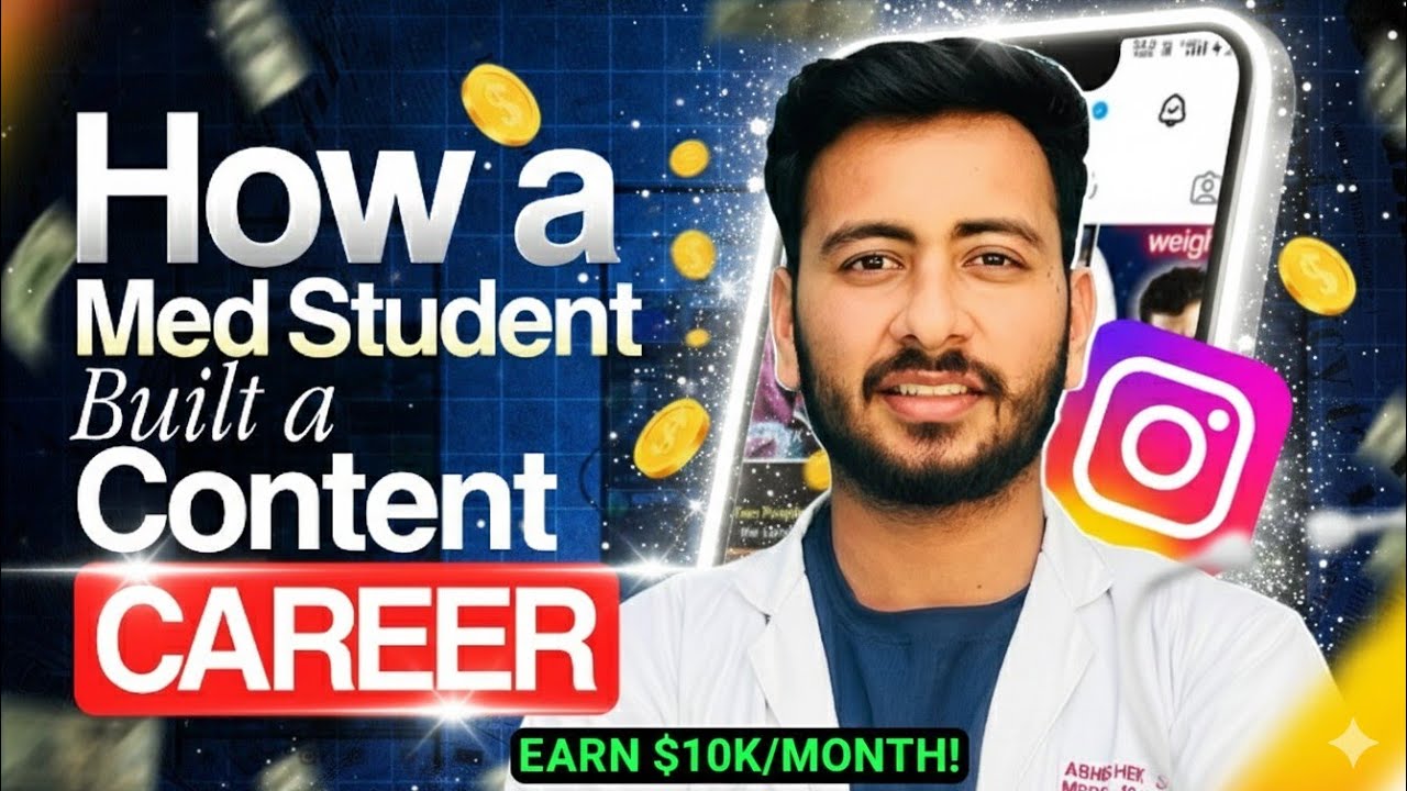 Medical Student to Content Marketer | How to Build a Personal Brand Without Wasting Time| Crack Neet