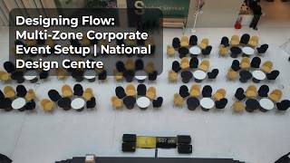 Designing Flow: Multi-Zone Corporate Event Setup | National Design Centre