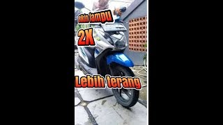 mengatasi lampu Astrea grand lebih redup dari lilin