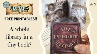 The Phoenix Librarian & his books that burn | Interactive junk journal tutorial + free printables!!