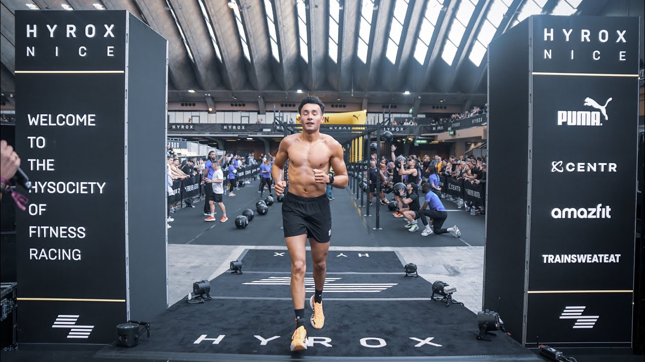 3e à l’Hyrox Nice Open Men 2024 !