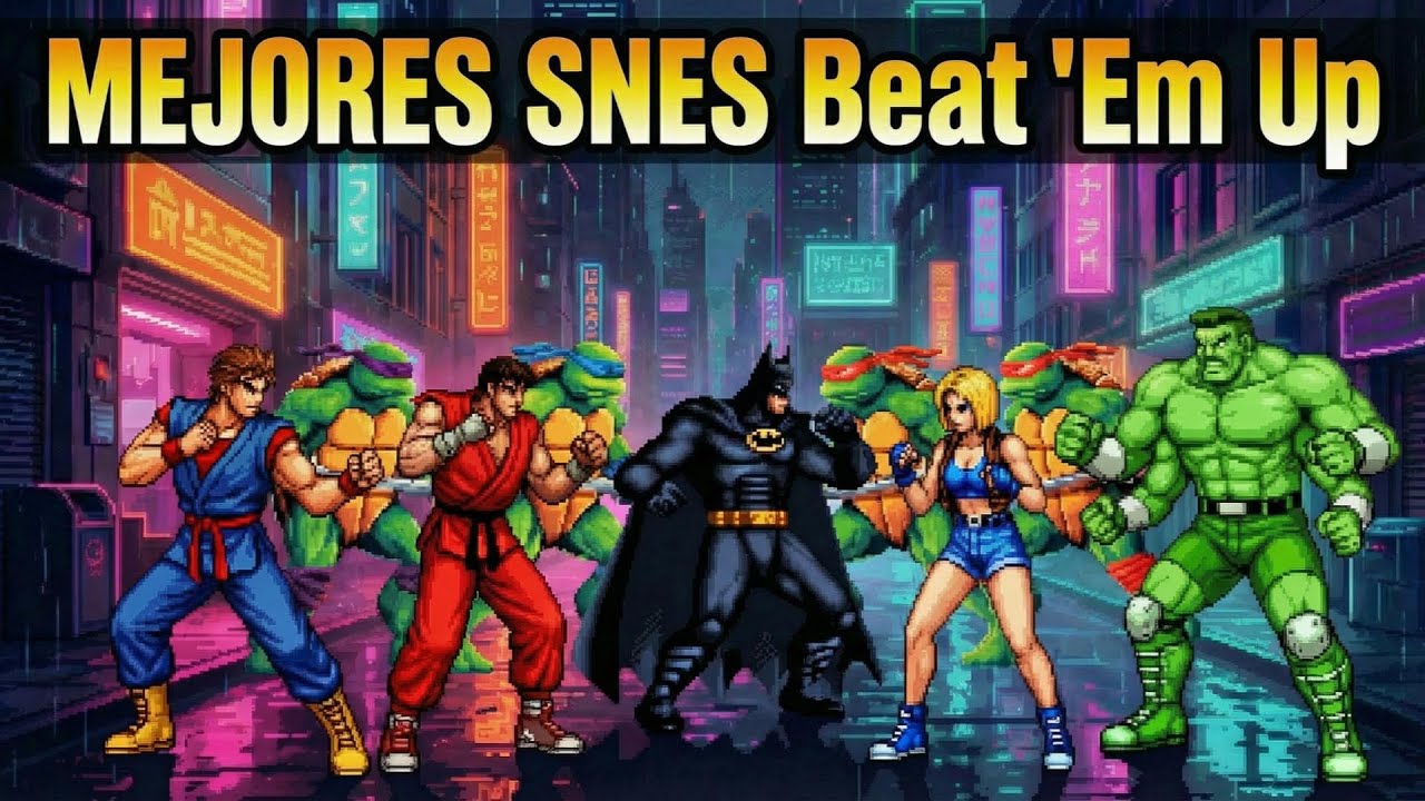 12 Mejores juegos Beat ’em Up de Super Nintendo QUE DEBES JUGAR