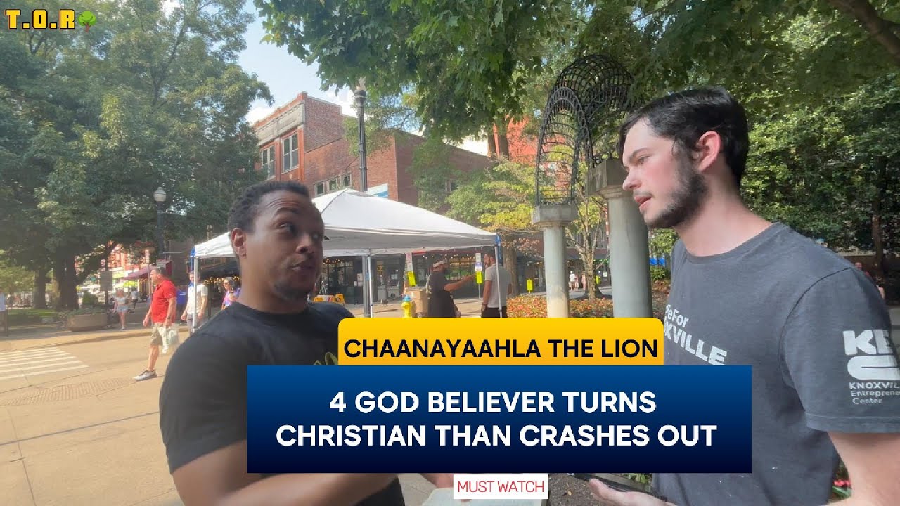 4 God believer...turns christian...than CRASHES OUT....((MUST WATCH))