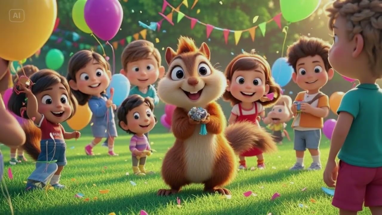 🐿️ Treasure Trove Chipmunk with Kids 🎶 | Fun Adventure Song  | Join the Chipmunk on a Treasure Hunt!