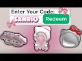 HURRY! FREE LIMITED SANRIO ITEMS TUTORIAL ROBLOX 2025! 🤍🍓