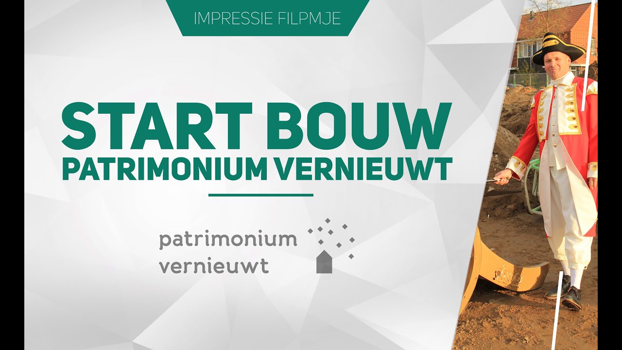 Start bouw Patrimonium vernieuwt 2015