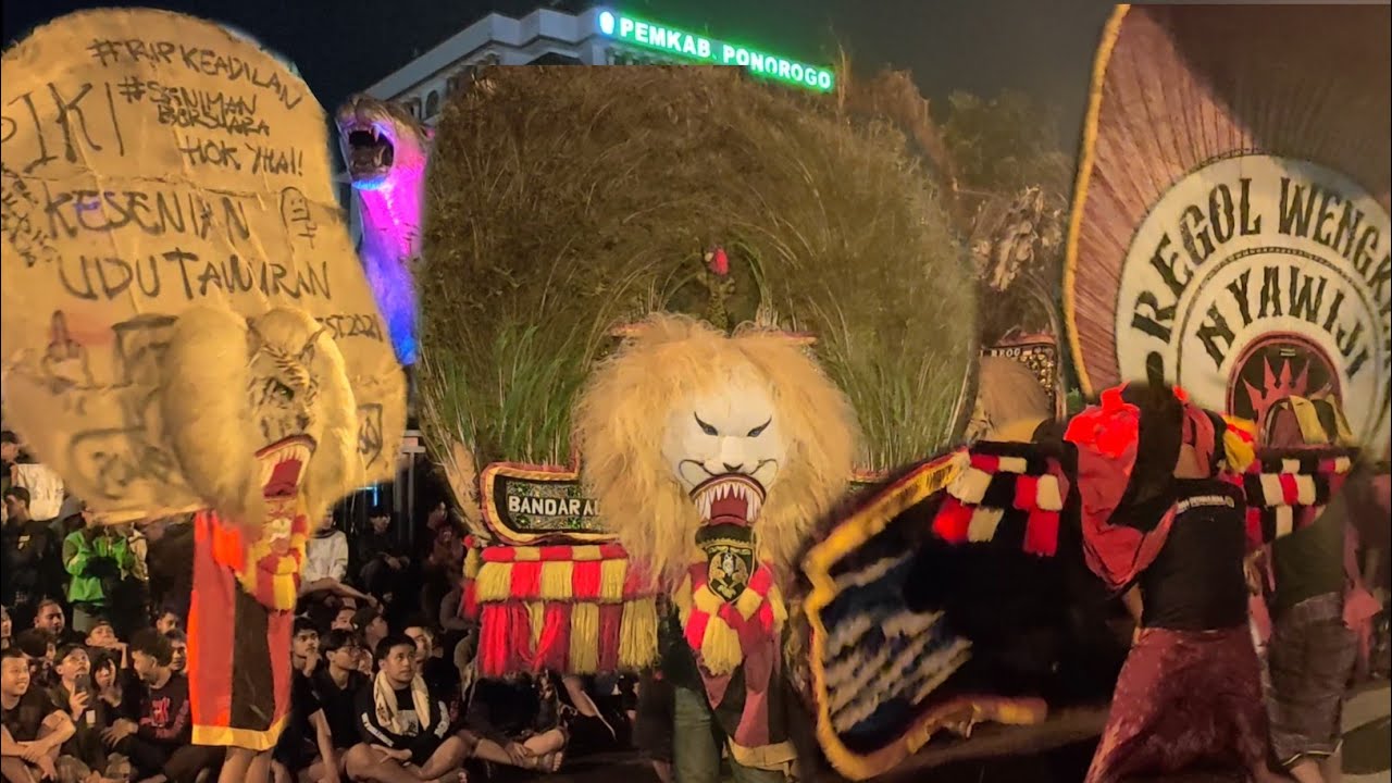 MERINDING❗REOG PONOROGO TERBESAR GEGERKAN SAHUR ON THE ROAD RAMADHAN 2026 LIVE ALUN ALUN PONOROGO