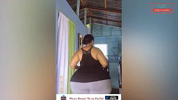 SSBBW lady Dancing | bbw girl | ssbbw big booty dance | cute big girl | ssbbw big booty