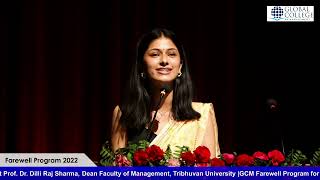 Nishma Pokharel Farewell Speech by Grade XII student