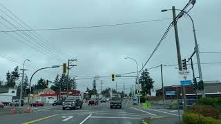 Driving Through Downtown of Sooke, B.C.