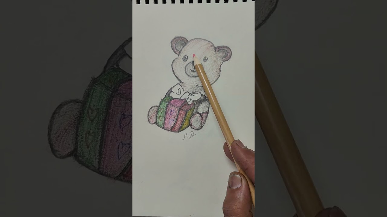 #teddybear #colourful #likeandsubscribe #shorts #viralshort #share #artstyle #artwork #coolart #art