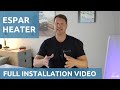 How To Install the Espar Diesel Heater in a Sprinter- Full Step by Step Instructional Video