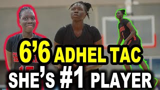 66 Adhel Tac Is The Best Player In Texas Shes A Future Wnba Player And Shes Only A Jr