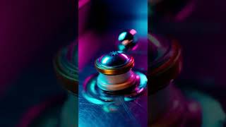 Holographic Turntable Spin &amp; Violet Haze - Retro VJ Loop