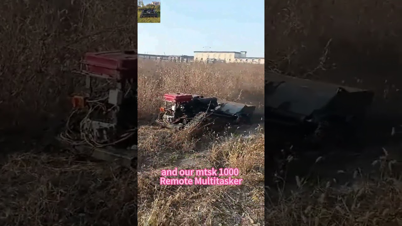 Remotely controlled crawler weed eater China manufacturer factory distributor