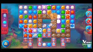 Fishdom. 9585 hard level no boosters and diamonds. 20 moves
