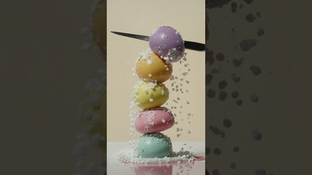 Blade vs candy glass balls 🍬💥 