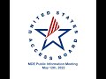 MDE Public Information Meeting