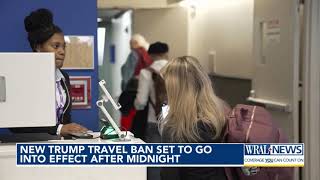 New Trump travel ban set to go into effect after midnight