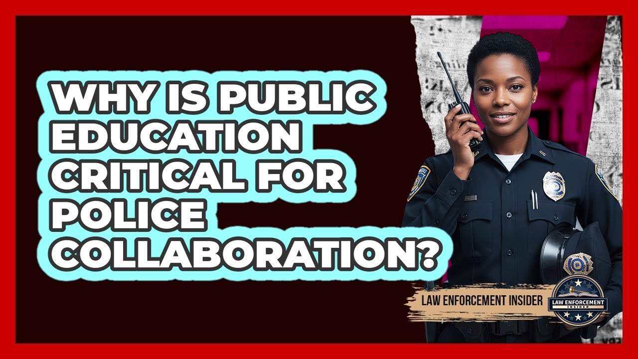 Why Is Public Education Critical For Police Collaboration?