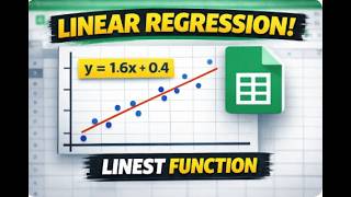 Google Sheets LINEST Function