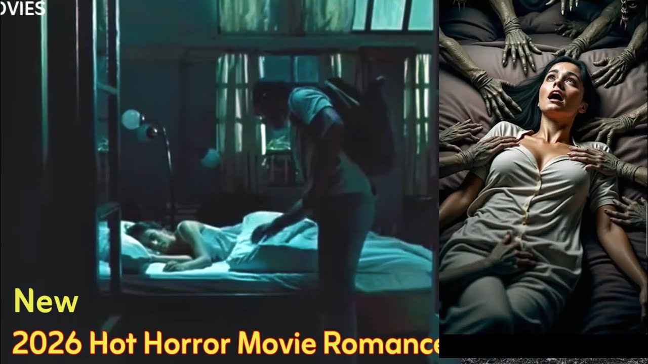 New Hot Horror movie 2026 | sleeping girl Romanc | Hidden camera story | Hot movie romance Hot Cople