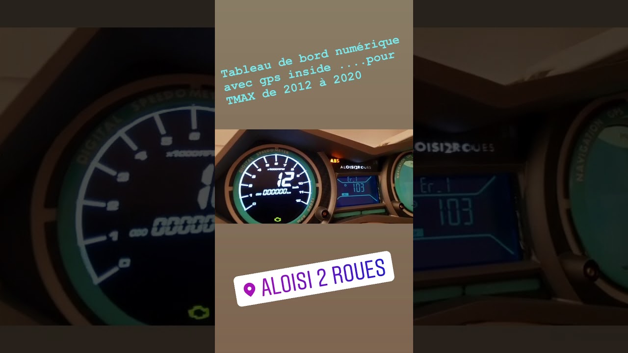 Compteur TMAX avec gps
