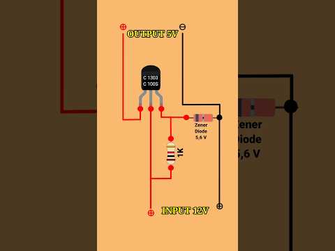 12v to 5v convert #shorts #diy #electronic