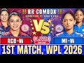 Mumbai Indians Women vs RCB Women 1st Match Overview 🏏