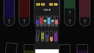 water sort gameplay level 86 - water sort: element monster - relax gameplay #79