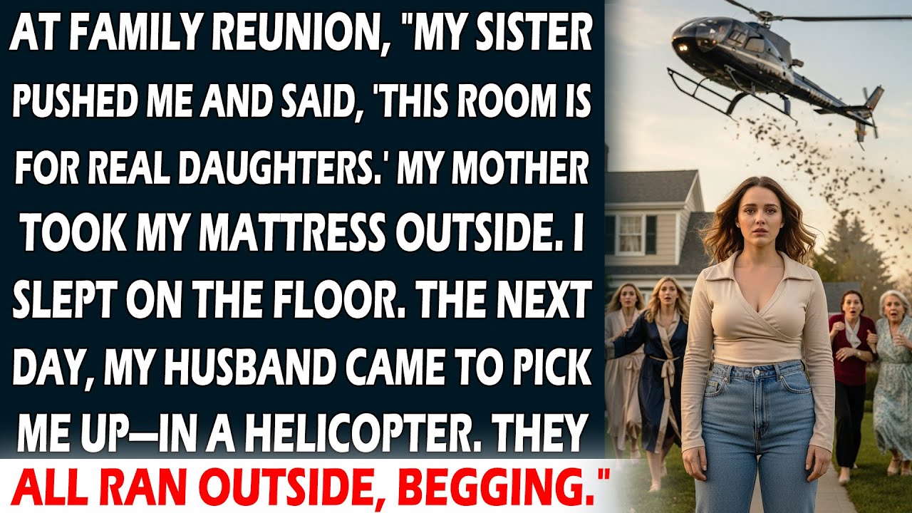 My Family Mocked Me at the Family Reunion... Then My Husband Flew In and Changed Everything