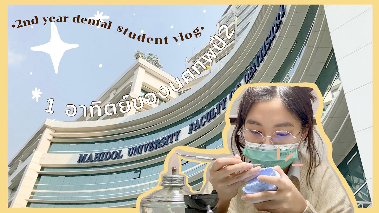 2nd year Mahidol dental student vlog, 1อาทิตย์กับนศ.ทพ.มหิดลปี2🦷✨