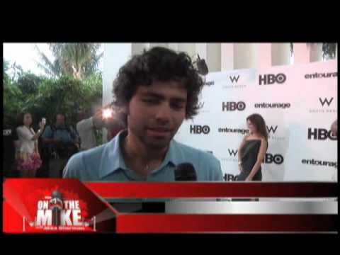 Adrian Grenier On The Mike
