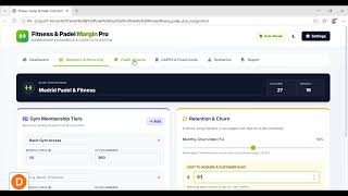 Padel & Gym Financial Model – Know Your REAL Break-Even Point