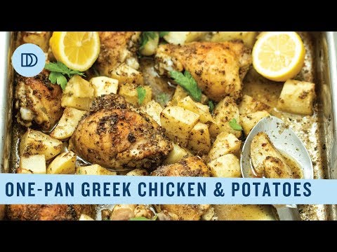 One-Pan Lemony Chicken & Potatoes: Classic Greek Food