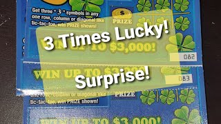 3 Times Lucky $1 Scratch Off Tickets! Mississippi Lottery Scratch Offs! Come on Winner!!