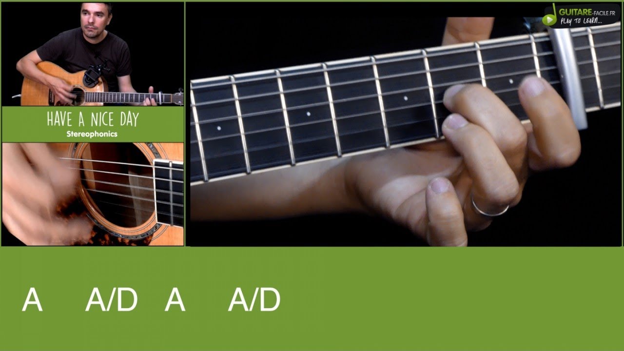 Have A Nice Day гитара — урок + кавер 🎸