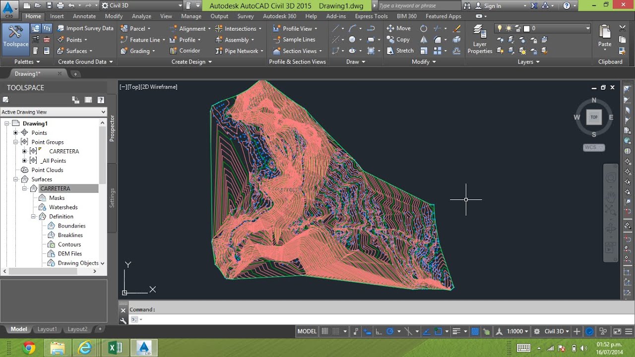 SUPERFICIES EN CIVIL 3D 2015 - 2024 (2/11)