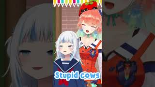 Gura learns Bad German Words #holoENshorts #Shorts