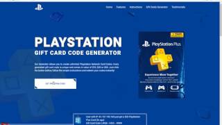 Playstation Gift Card Code Generator Landing Page Template screenshot 3