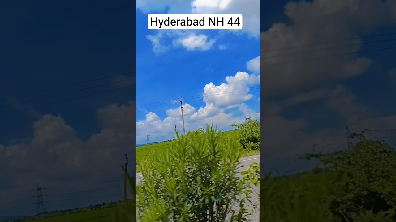 Karimnagar to Hyderabad road beautiful pictures 🖼️🌻