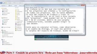 ¿Cómo utilizar eclipse (parte 3 - Crear proyecto java o web)