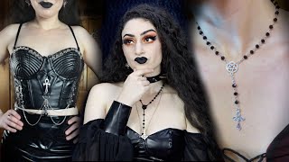 GOTH DIY CRAFTS & TEMU TRY ON HAUL 💀 screenshot 2