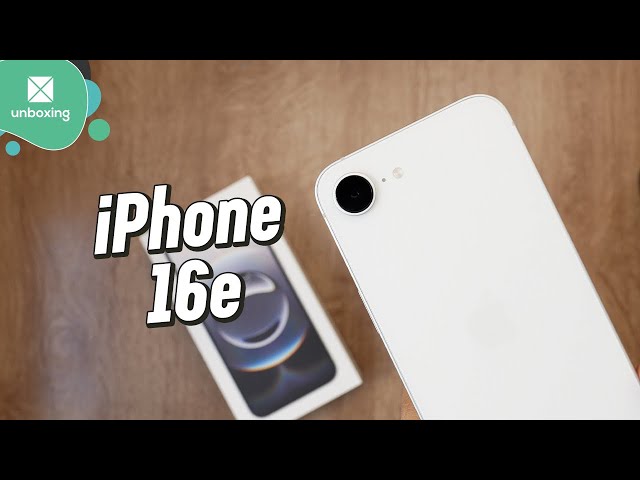 iPhone 16e | Unboxing and preview - YouTube