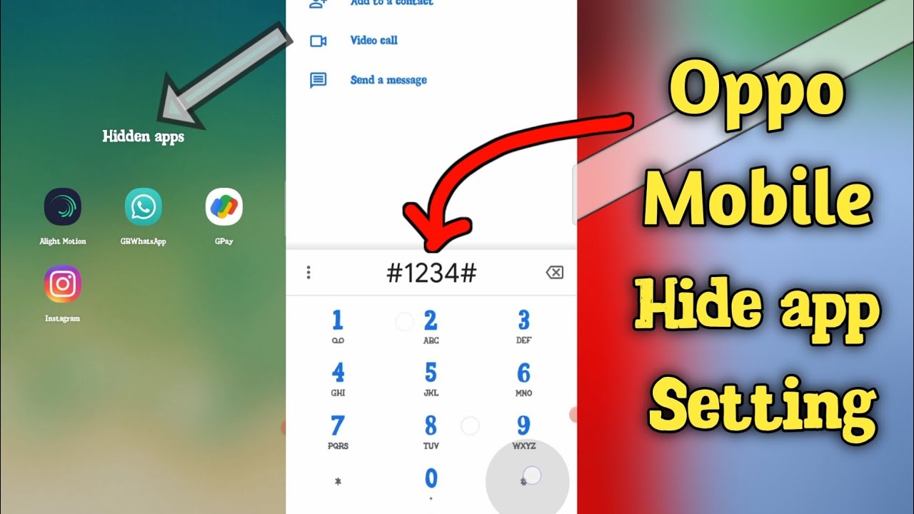 A54 oppo mobile hide app Kissi bhi oppo mobilr Me Hiden Apps Hide 
